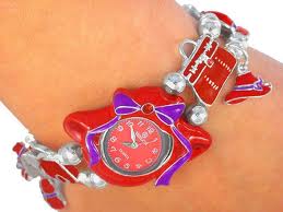 RED HAT WATCH / STRETCH BRACELET